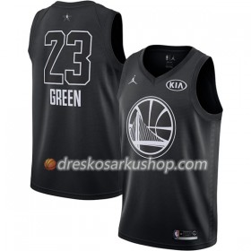 Muški NBA Dres Golden State Warriors Draymond Green 23 2018 All-Star Jordan Brand Crna Swingman